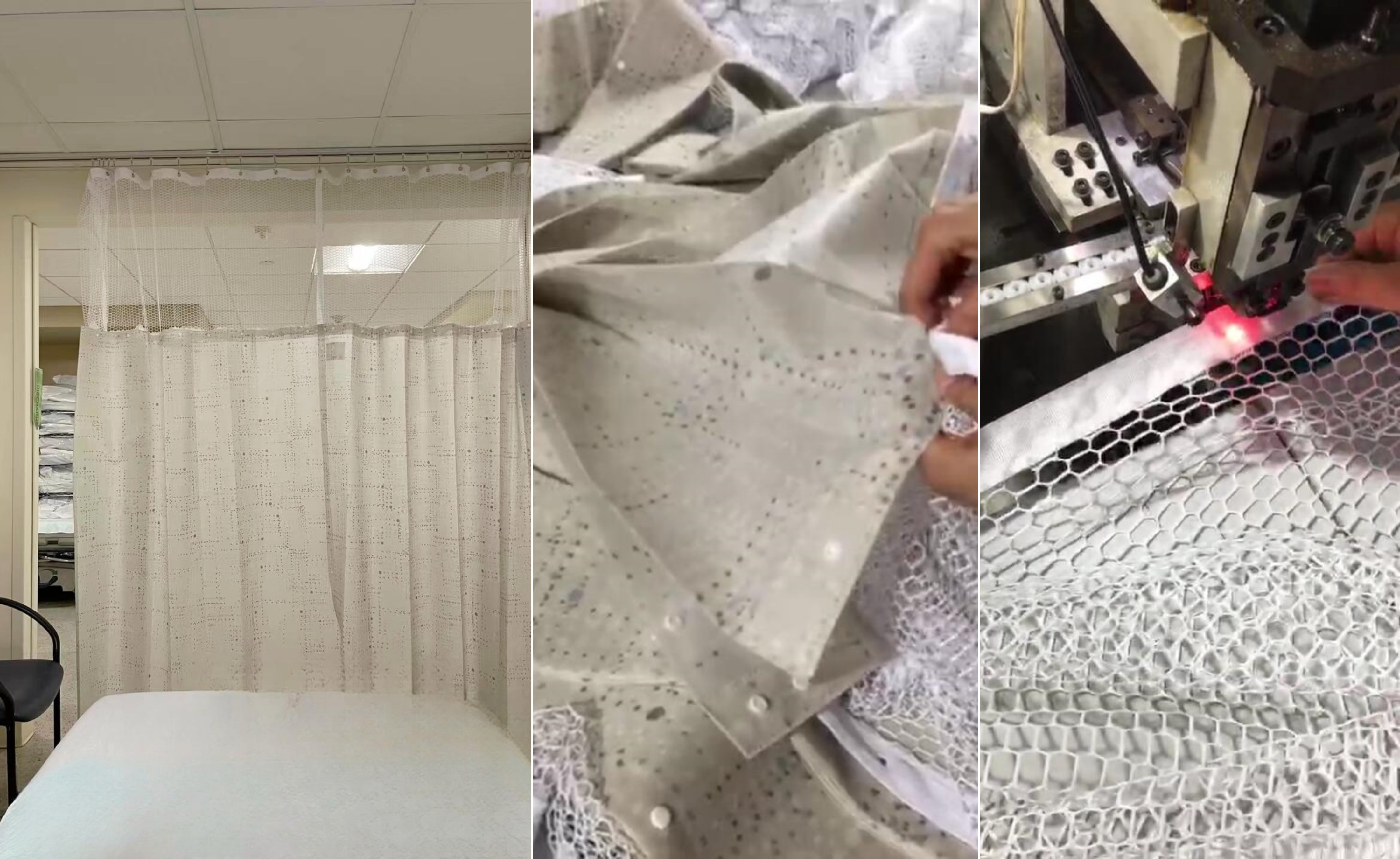 ELIMはベス・イスラエル・ディーコネス・メディカルセンターで使用するカーテンを製造しています