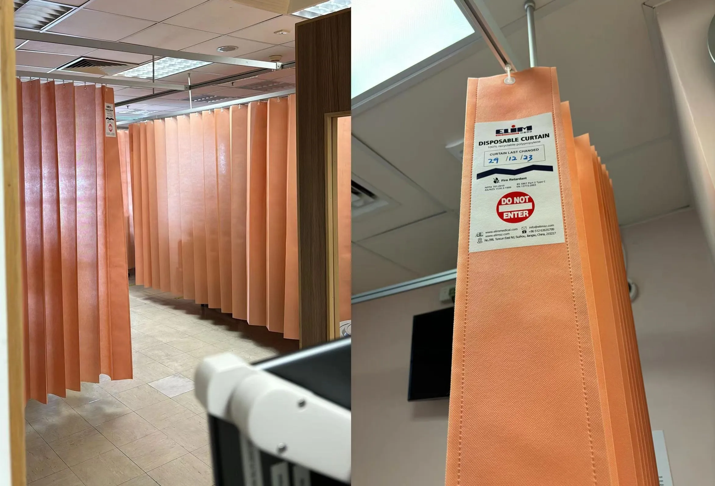 ELIM Disposable Curtains: A Global Success Story in Healthcare