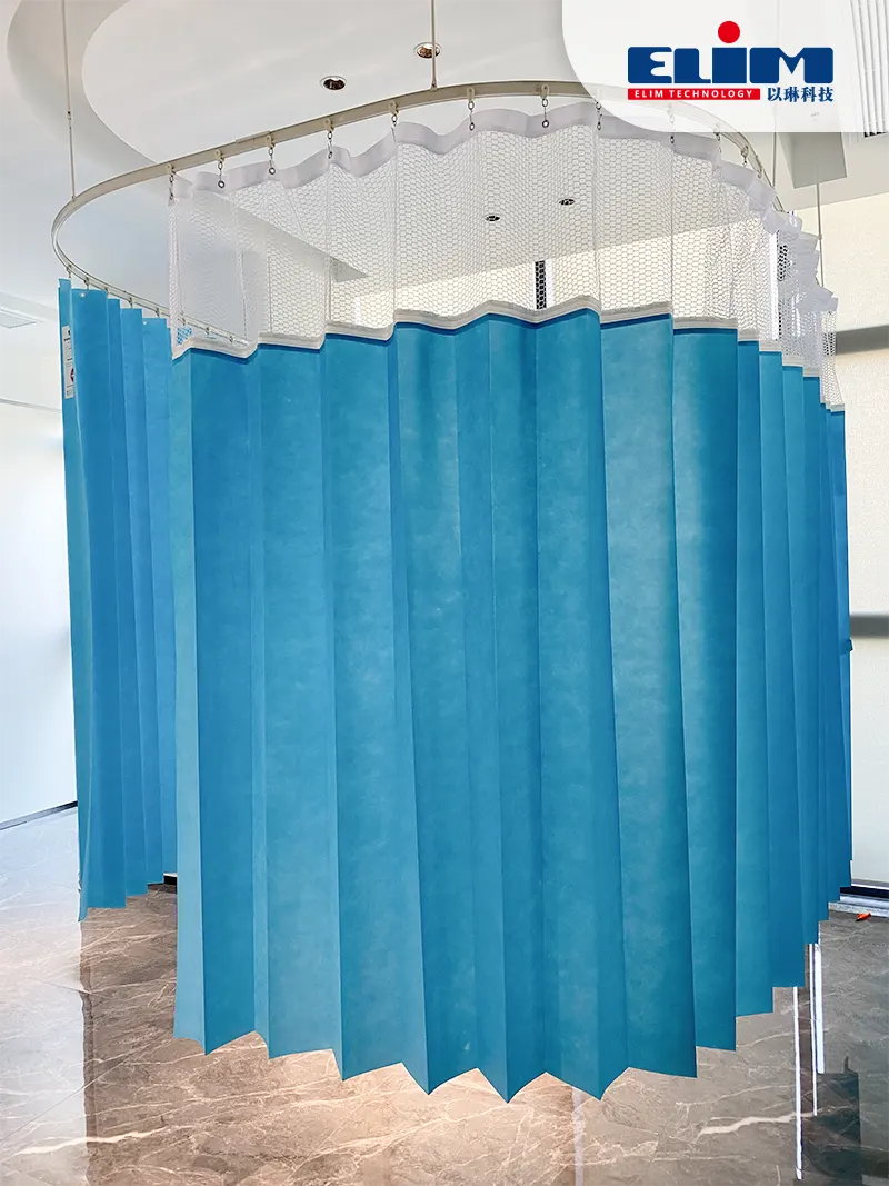 Zipper Mesh Hospital Disposable Curtains