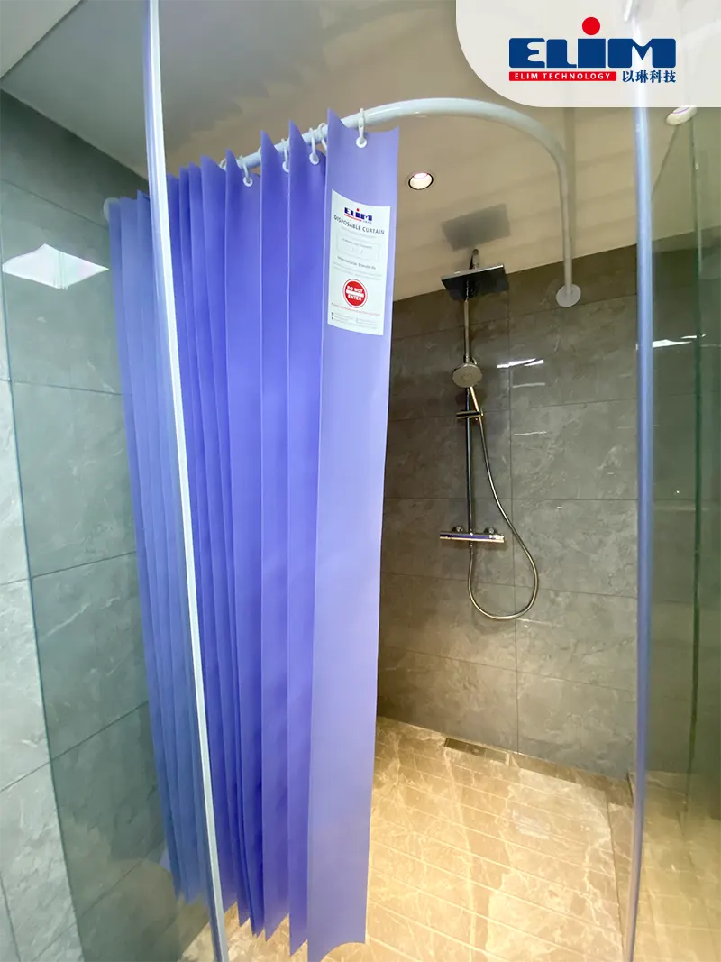Shower Curtain Disposable Bath Curtain