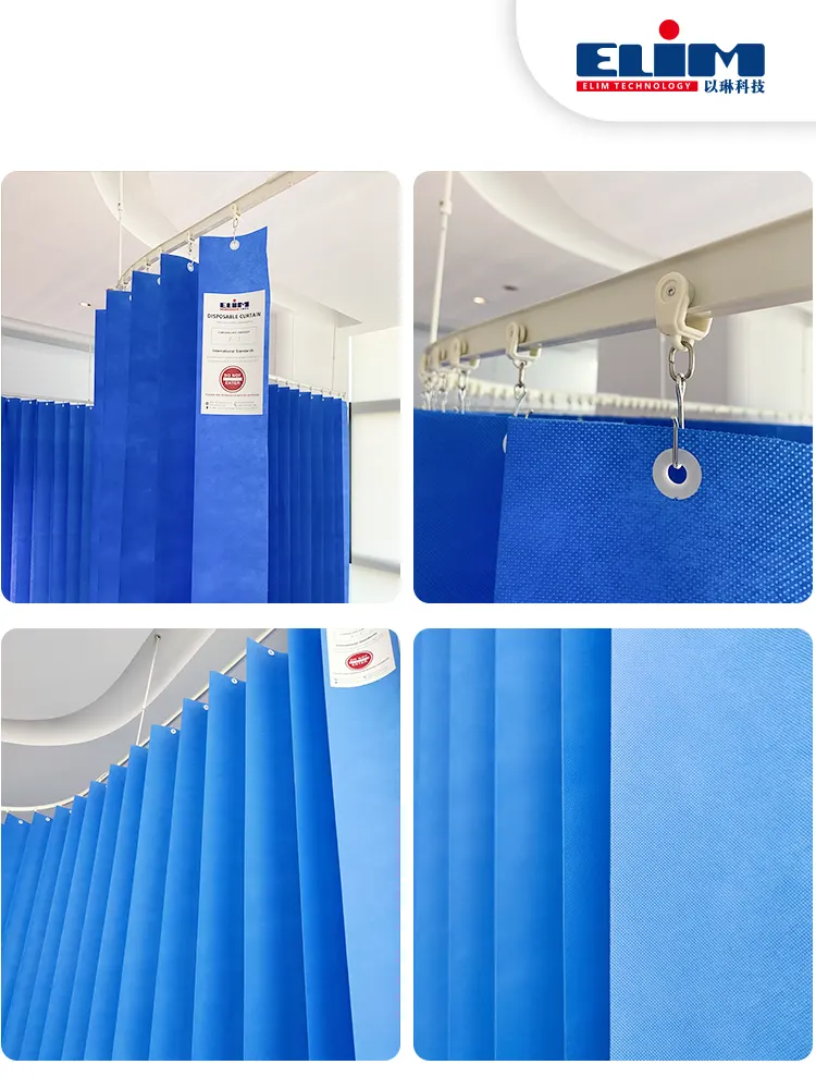 Standard Medical Blue Disposable Curtain