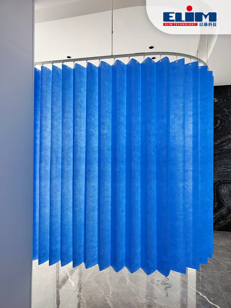 標準医療ブルー使い捨てカーテン