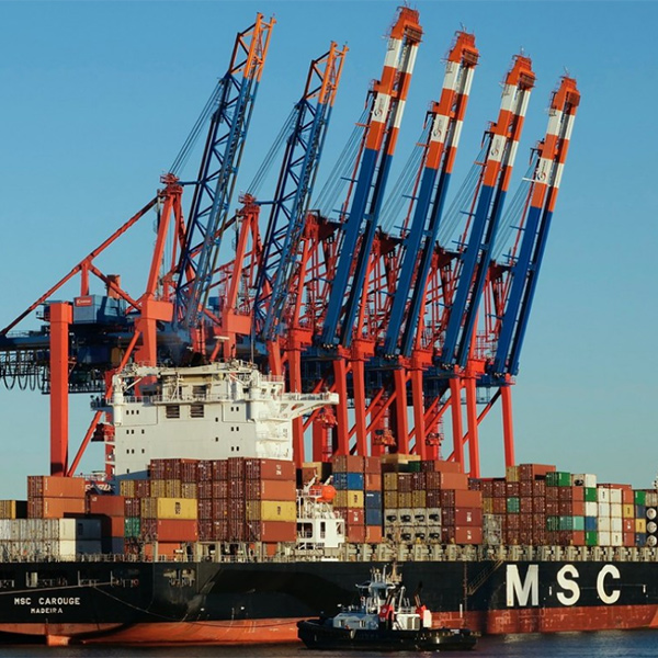 Service international de fret maritime par Container Line