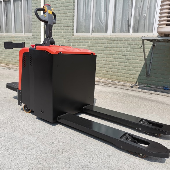 The Electric Pallet Truck Stand-up Driving