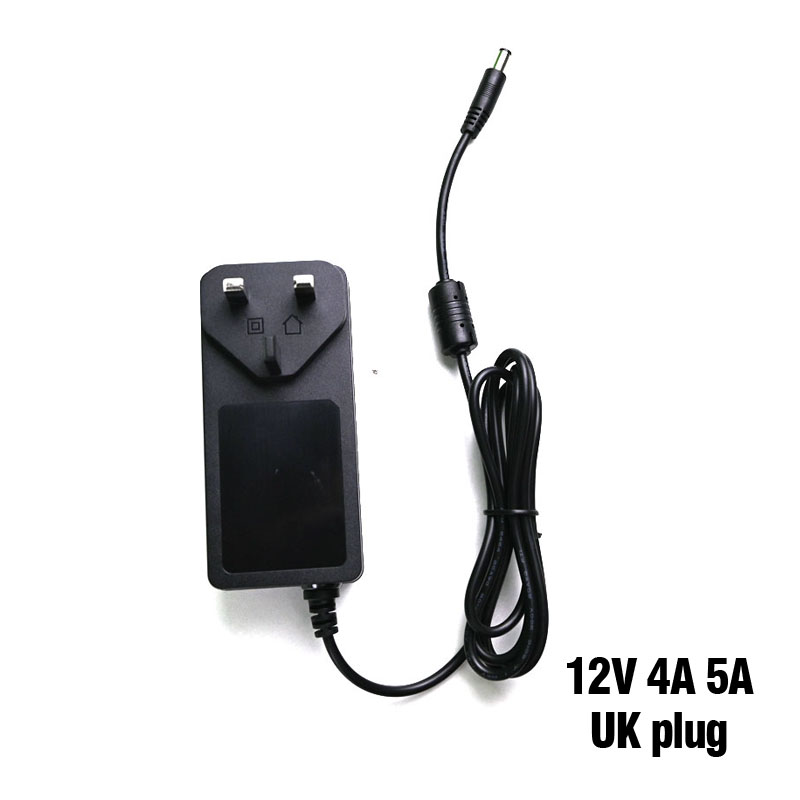 British Standard 48W 60W British Standard Plug Power Adapter 12V 4A5A High Quality Standard Power Supply