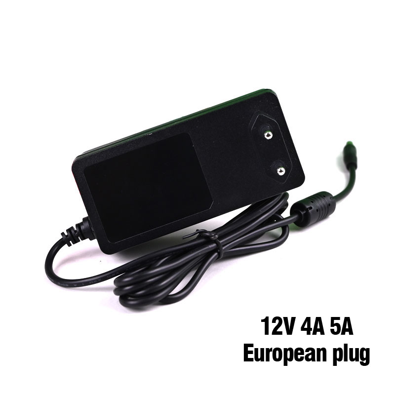 European Standard 48W 60W European Standard Plug Power Adapter 12V4A5A High Quality Standard Power Supply