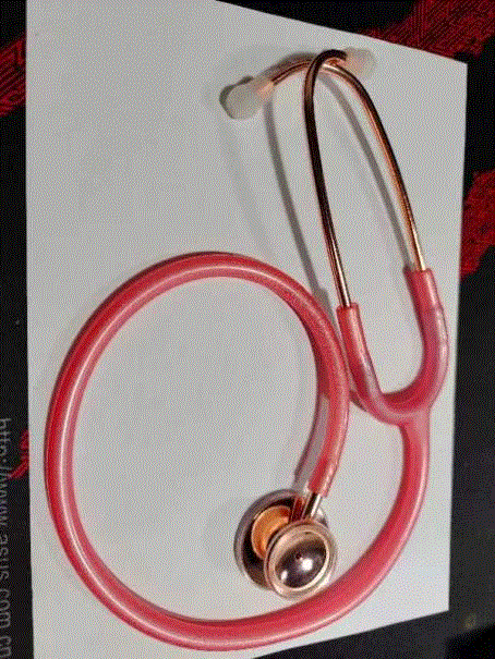 Stainless steel Rose gold stethoscope