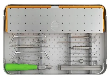 V-03 műszerkészlet (2,4 mm) implantátum nélkül Állatorvosi ortopédia, állatorvosi sebészet