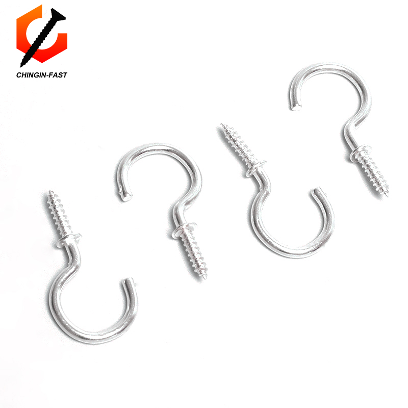 Chrome Plated Cup Hook Screw