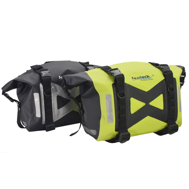 60L Motorcycle Waterproof Saddlebags Detachable on Both Sides