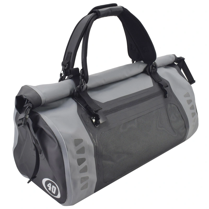 Motorcycle Waterproof Tail Bag Backseat Motorcycle Waterproof Bag 40L Black