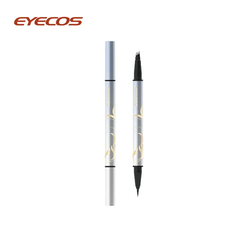 Multifunktionell Liquid Eyeliner Pen+ Eyebrow Pencil 4 Brush