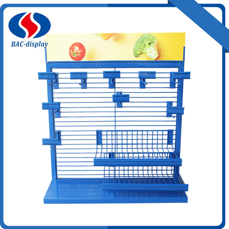 Wire Mesh Hooks Counter Display