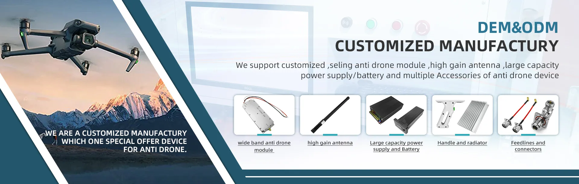 Complete solution foranti-drone systems