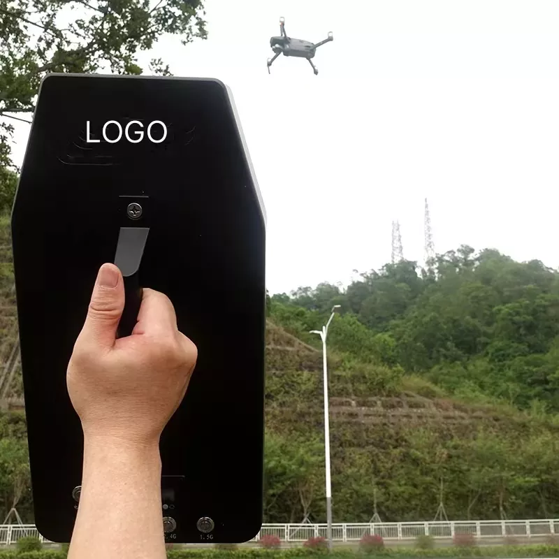 Bärbart Drone Jammer Handhållet Anti UAV-detektionssystem