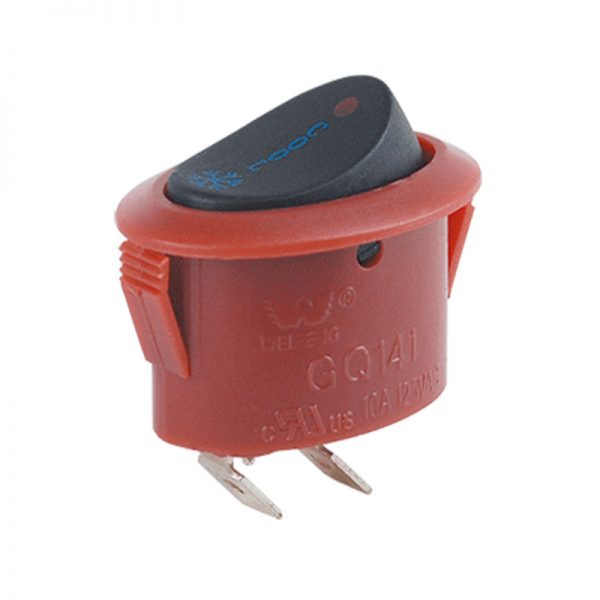 Square Rocker Switch Red