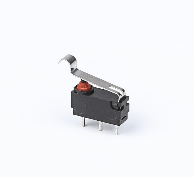 Palanca de rodillo de botón pulsador impermeable con microinterruptor