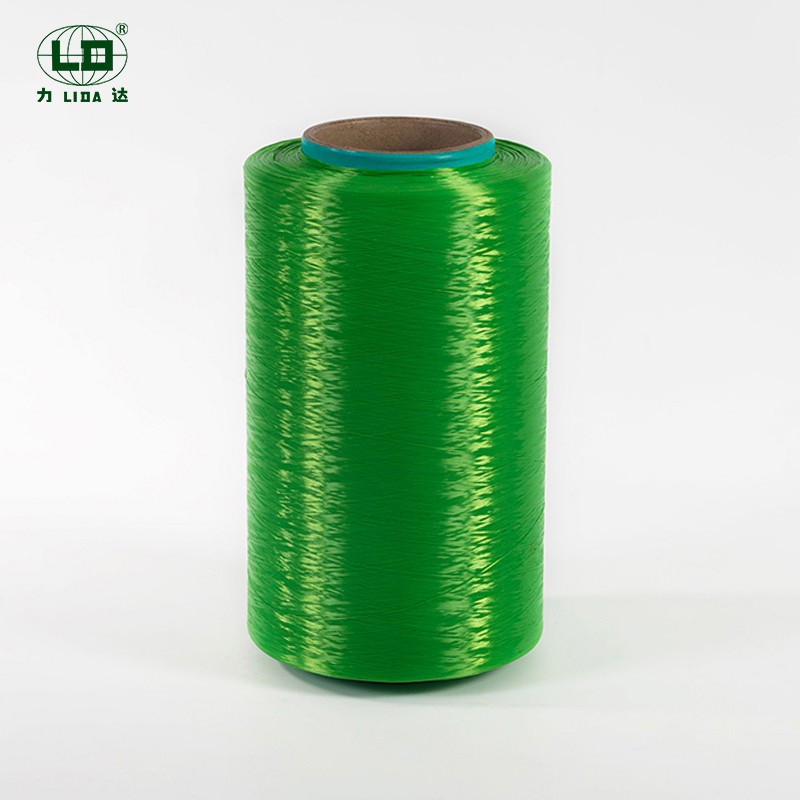 ប្រឆាំងកាំរស្មី UV Polyester Dope Dyed Filament Yarn
