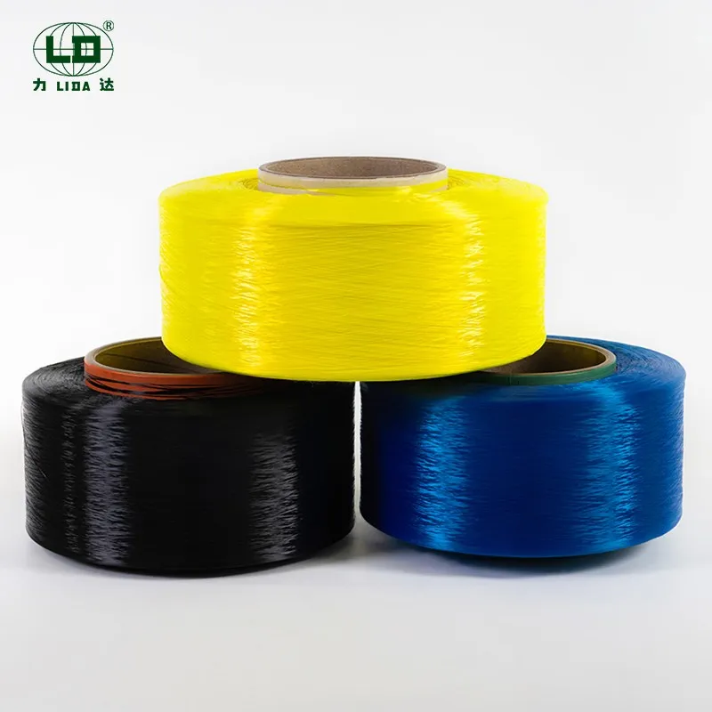 Taas nga Kalig-on Ubos nga Pag-urong Anti UV Polyester Filament Yarn