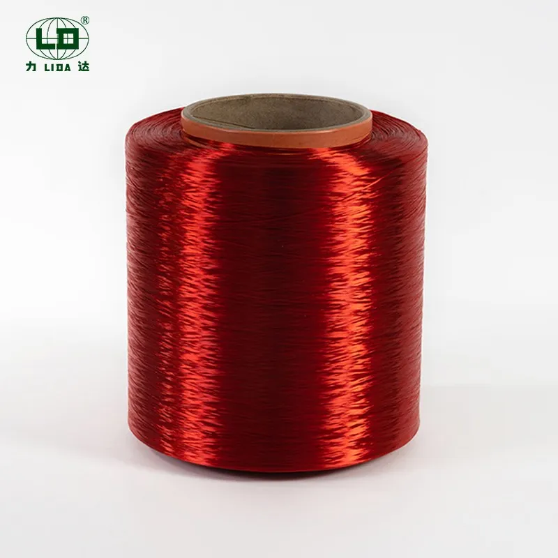 Taas nga Kalig-on Ubos nga Pag-uros Semi Dull Polyester Filament Yarn