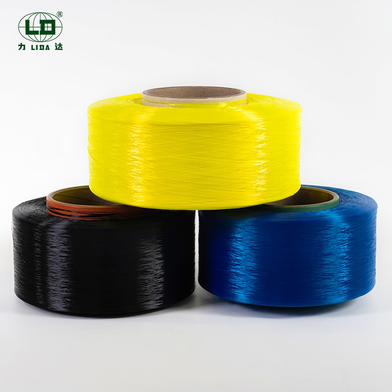 Kinatibuk-ang Brgiht Polyester Dope Dyed Filament Yarn