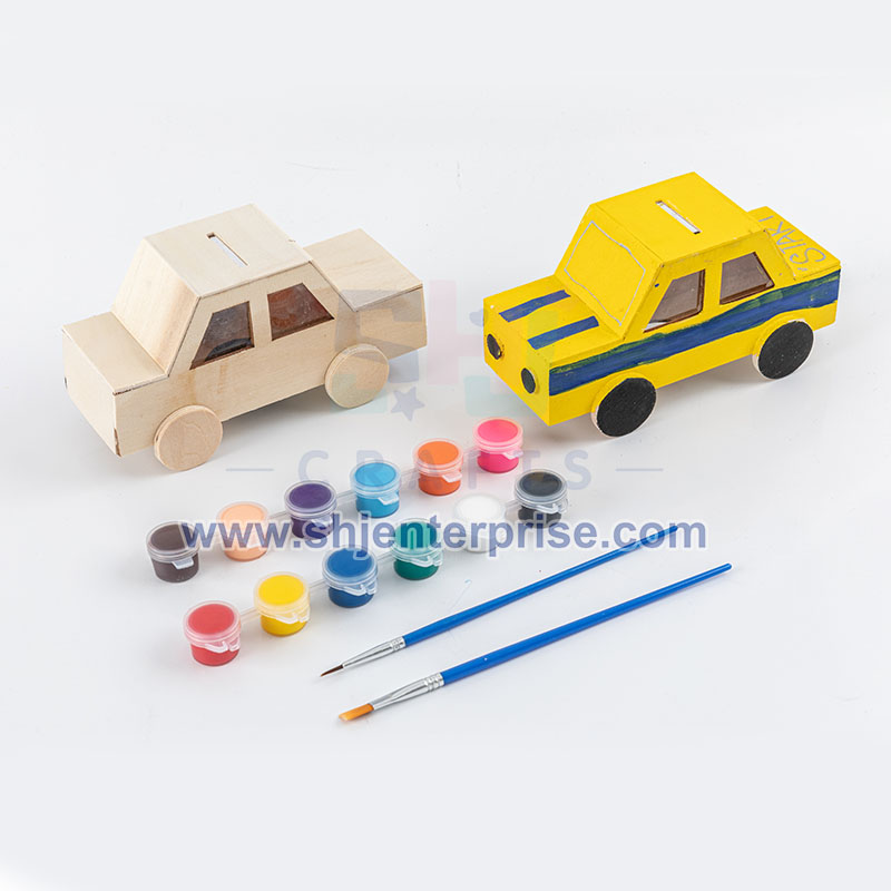 Build And Paint Your Own Wooden Car