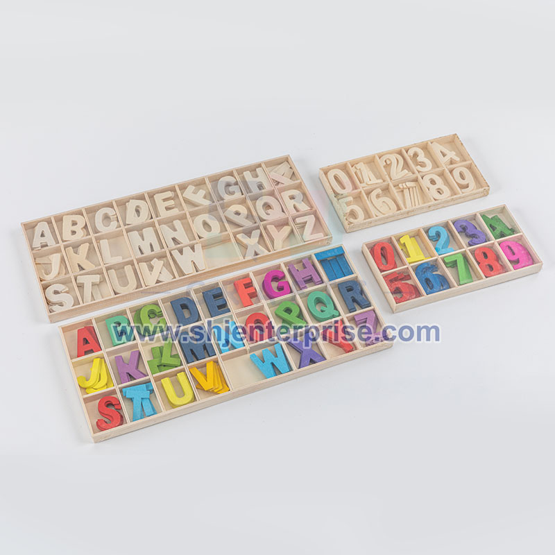 DIY houten alfabet ornamenten familienaam ambachtelijke ideeën