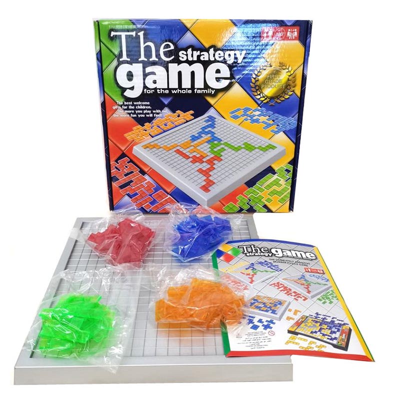 Permainan Papan Strategi Blokus Mainan Pendidikan Untuk Permainan Meja Keluarga