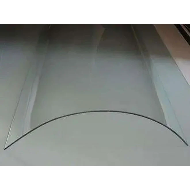 Vidrio templado curvo de 6 mm para puerta corrediza