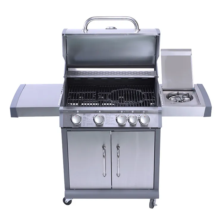 Pengenalan kepada prinsip dan penggunaan Enamel Firebox Gas BBQ Grill