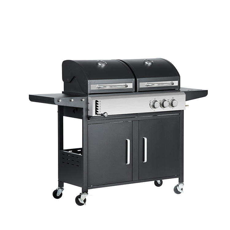Dual Fuel Combination Charcoal Gas Grill