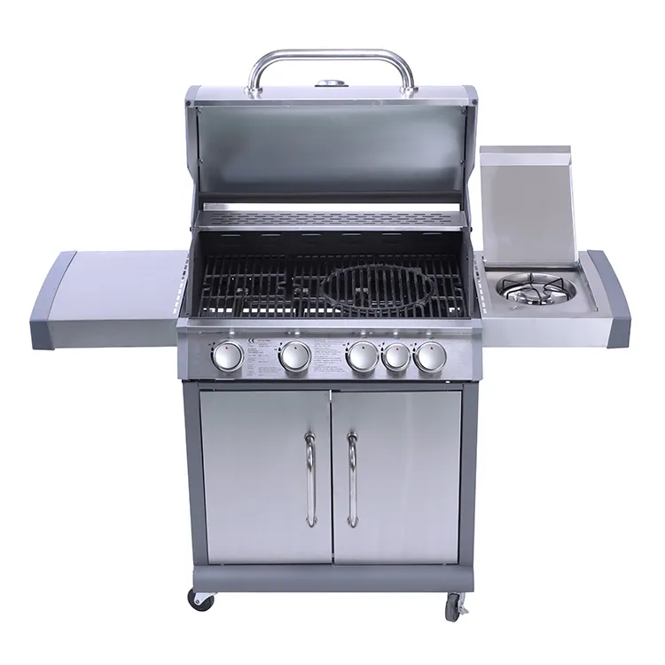 Enamel Firebox Gas BBQ Panggangan