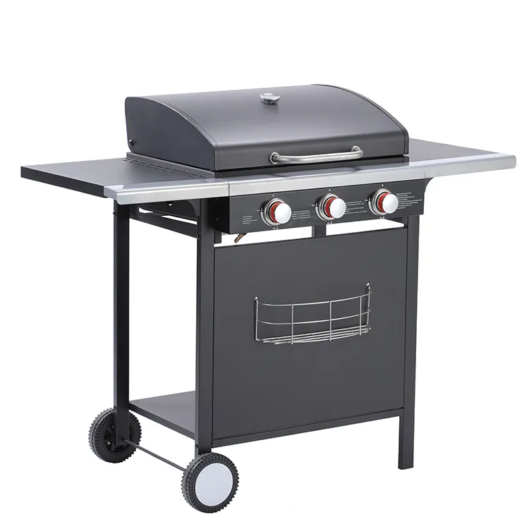 steel gas grill