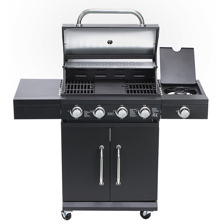 Stainless Gas Grill Of 4 Burners
