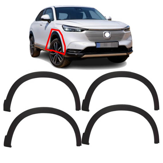 Car wheel arches molding