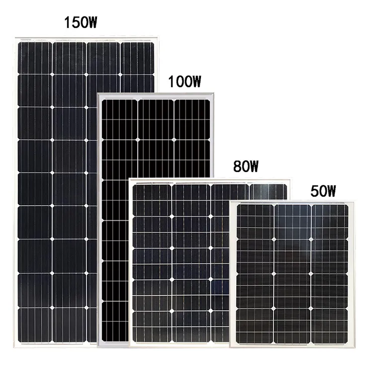 Monokrystallinsk solpanel