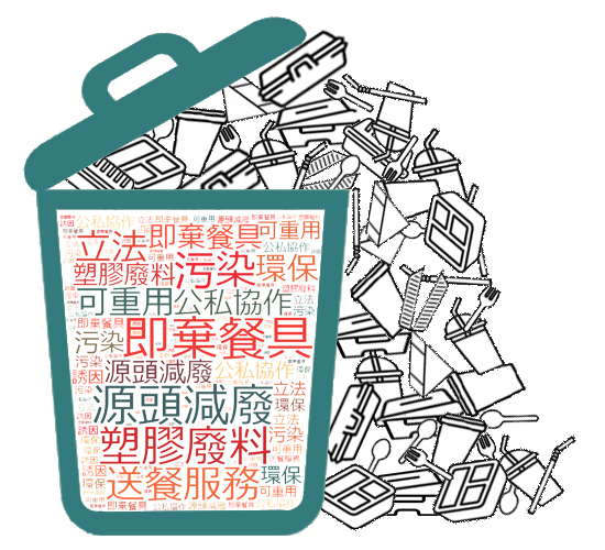 The Hong Kong government issued a document to reduce the use of disposable plastic tableware and replace it with degradable lunch boxes