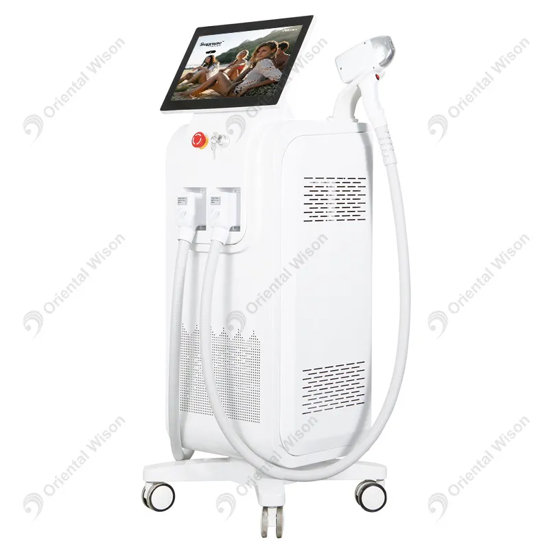 1200w 1600w Diode Laser Fjernelse Hårmaskine til klinik