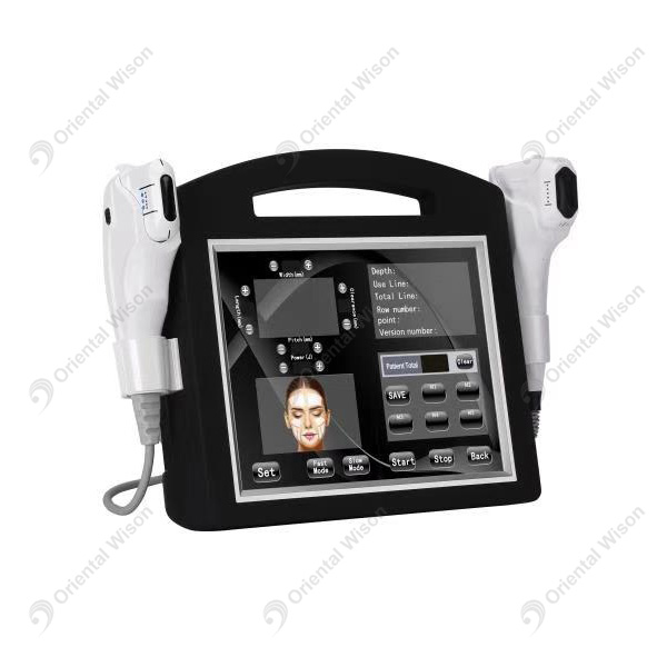 Machine faciale de salon de retrait de ride de levage de SMAS du visage 2D HIFU - 1
