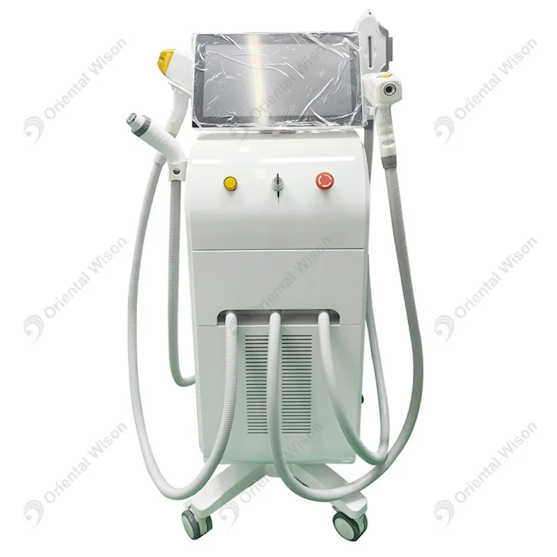 Laser diod IPL YAG RF Laser Menghilangkan Kedutan Rambut