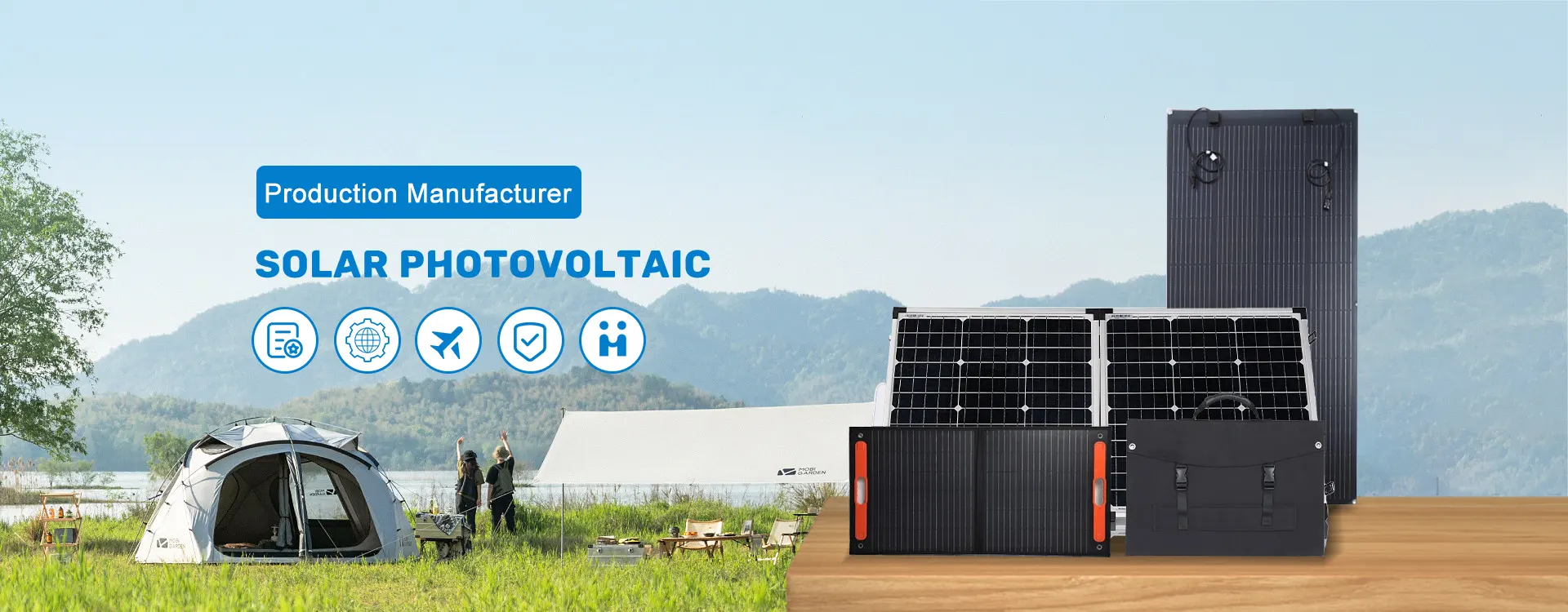 Fabricants de panneaux solaires légers pliants portables