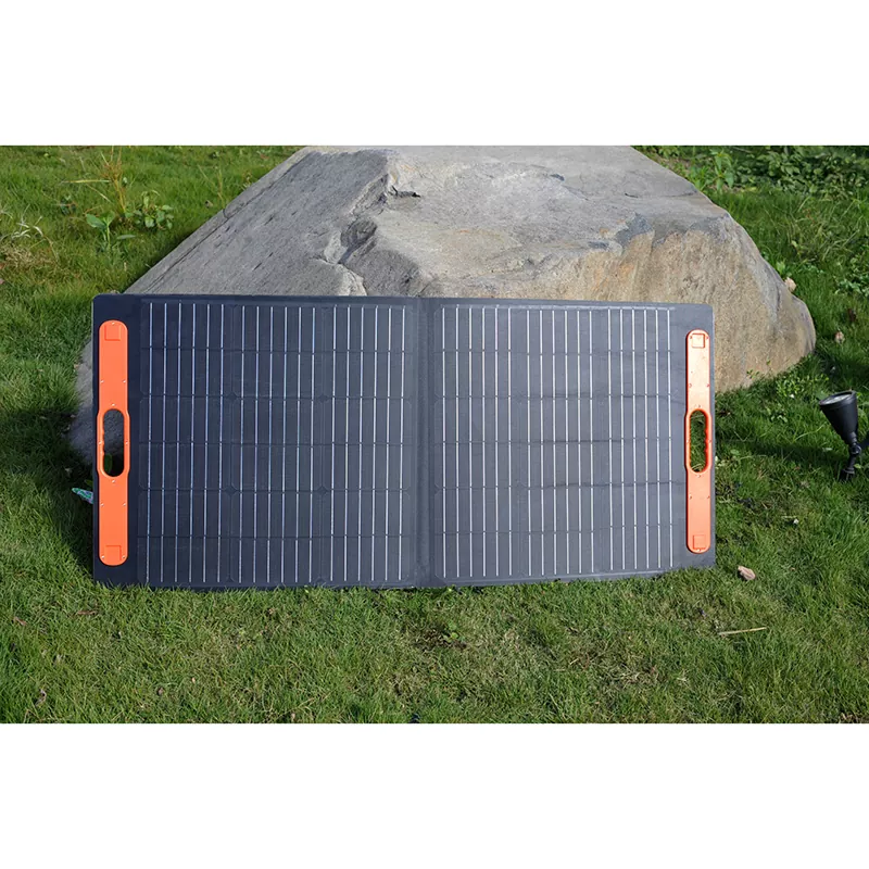 Carregador solar dobrável de 100 W com porta de saída USB