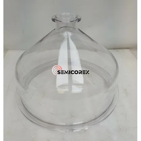 Halvledare Quartz Bell Jar