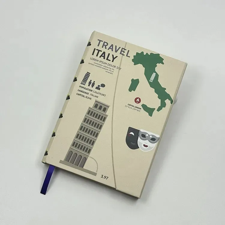 Caderno de capa dura personalizado