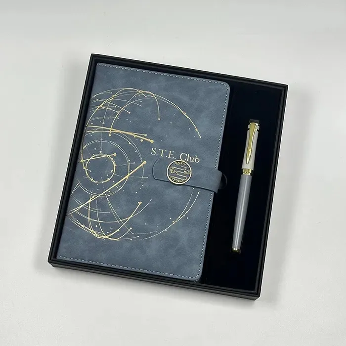 Conjunto de caderno de caixa de presente personalizado