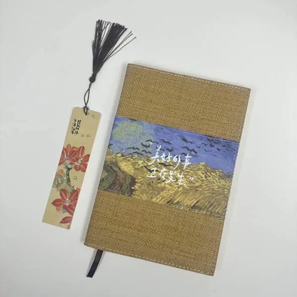 Are there any eco-friendly options for customizing cloth notebooks?