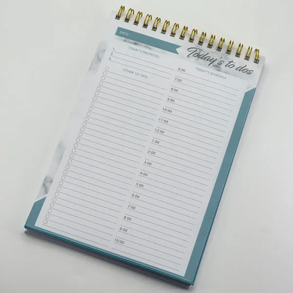 PVC tekercses notebook