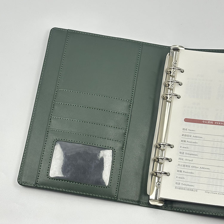 Genuine leather  notebook - 3 