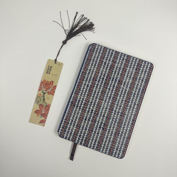 straw weaving notebook