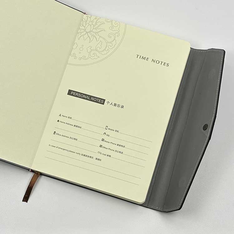 Three fold magnetic buckle notebook - 2 